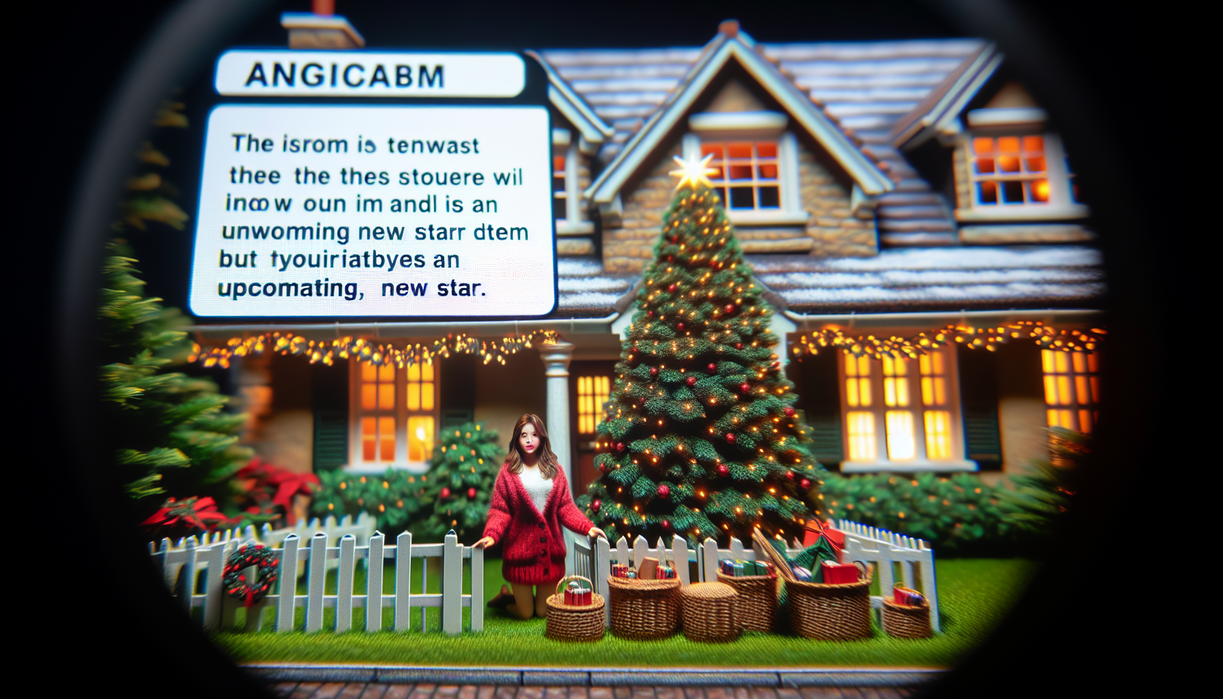 Pohon Natal Nadine di Halaman, Bintang Baru Showbiz