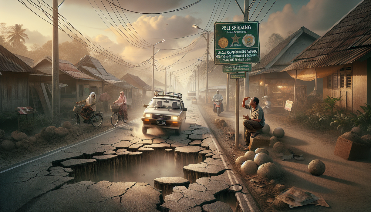 Kriminal Pembangunan: Jalan Rusak dan Janji Pemkab