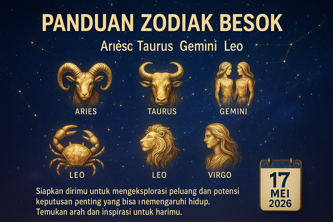 Ramalan Zodiak Besok: Konten Energi Baru untuk 6 Bintang