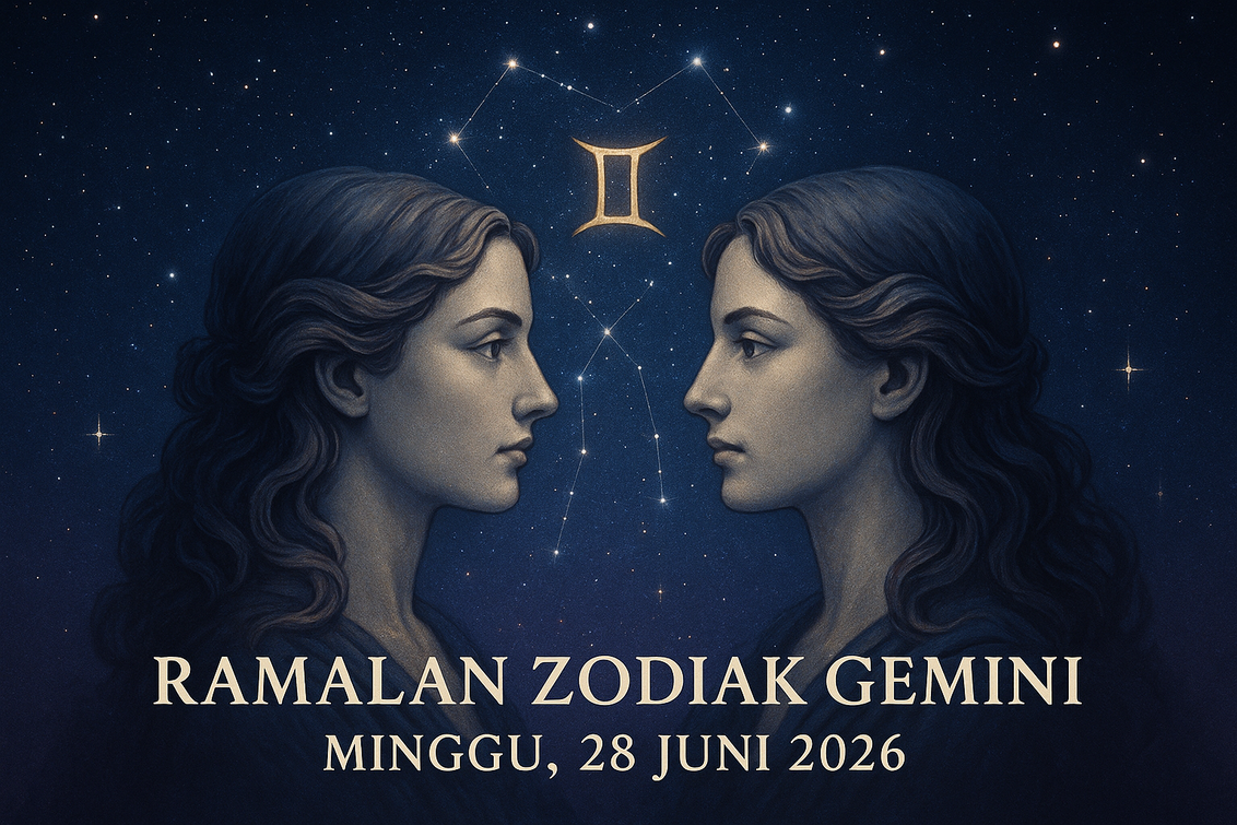 Ramalan Gemini 28 Juni 2026: Piknik, Cinta, dan Rezeki