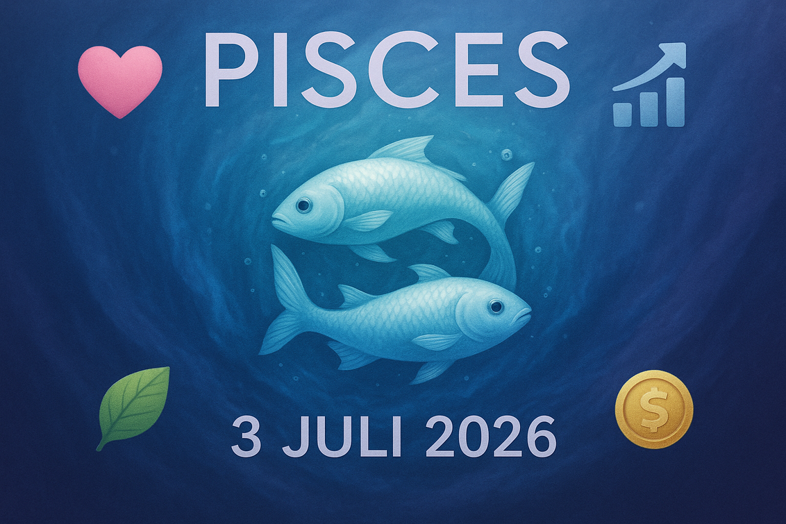 Ramalan Pisces 3 Juli 2026: Konten Hidup yang Penuh Intuisi